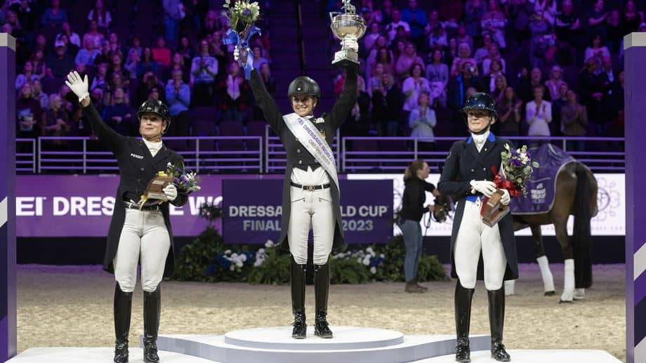 «Ella confió en mí desde el primer tranco»: Jessica von Bredow-Werndl registra un gran porcentaje para reclamar títulos consecutivos de la Copa del Mundo FEI