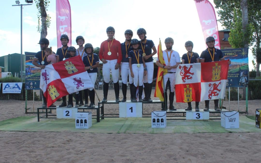 Campeones de España de TREC 2023 en Tordesillas