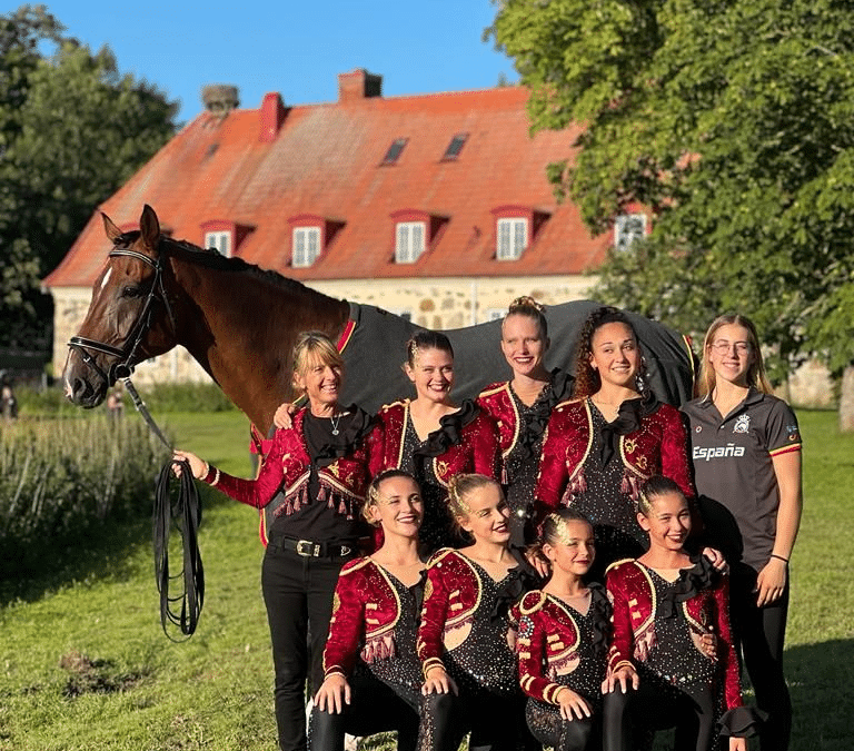 Magnífico quinto puesto del equipo español de Volteo en el Campeonato de Europa