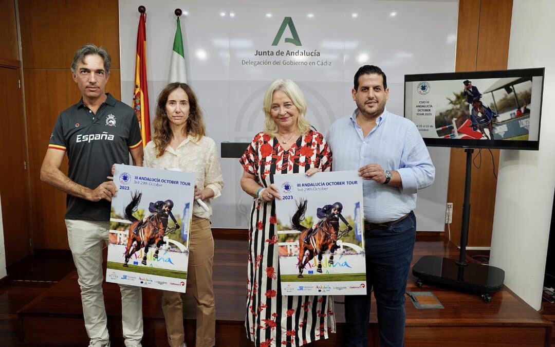 El III Andalucía October Tour reunirá a más de 650 jinetes y 1.700 caballos y acogerá el Campeonato de España y la Copa de Naciones