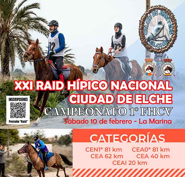 XXI Raid Hípico Nacional Ciudad de Elche en La Marina