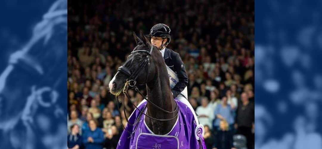 Charlotte Fry y Nanna Skodborg en la FEI Dressage World Cup Final