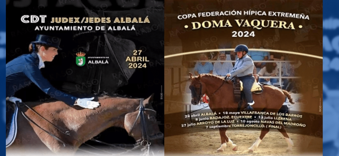 Albalá acogerá los concursos territoriales de Doma Clásica y Doma Vaquera
