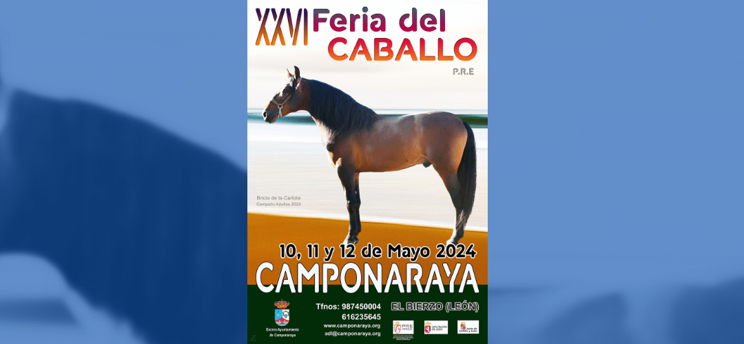 Camponaraya será la sede de la 26ª Feria del Caballo de Pura Raza Española