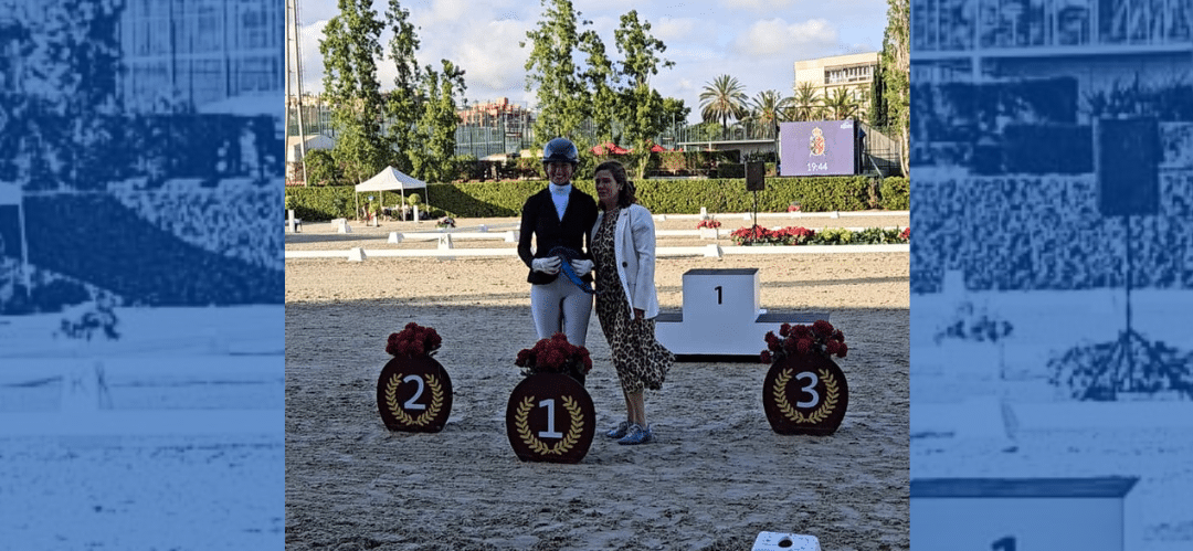 Júlia Álvarez Abad primera y tercera en la Clásica 1 del Campeonato de España de Doma Clásica