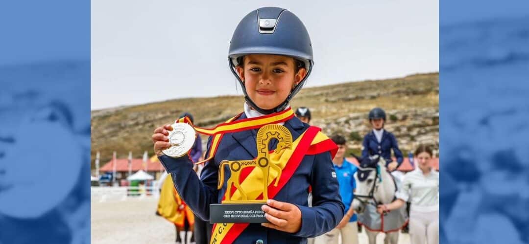 Inés Lira Cubero es Campeona de España con tan solo 5 años