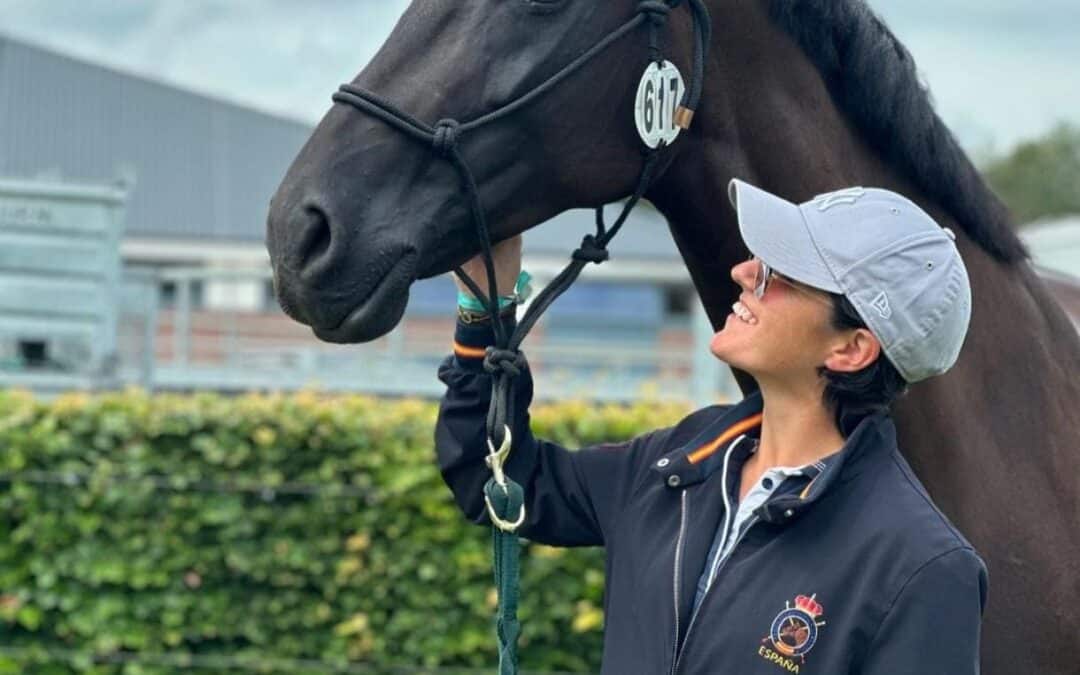 Cristina Torrent preparada para el Campeonato del Mundo de Caballos Jóvenes