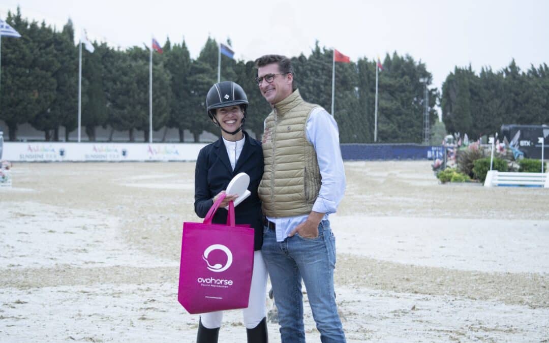 Teresa Blázquez, ganadora de la 2ª Calificativa del Campeonato de España Absoluto: Trofeo Ovohorse.