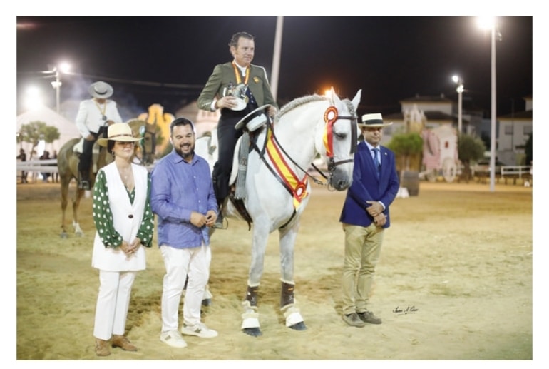 Juan José Verdugo se corona como Campeón de España de Equitación de Trabajo con el PRE Aire de Cantarinas