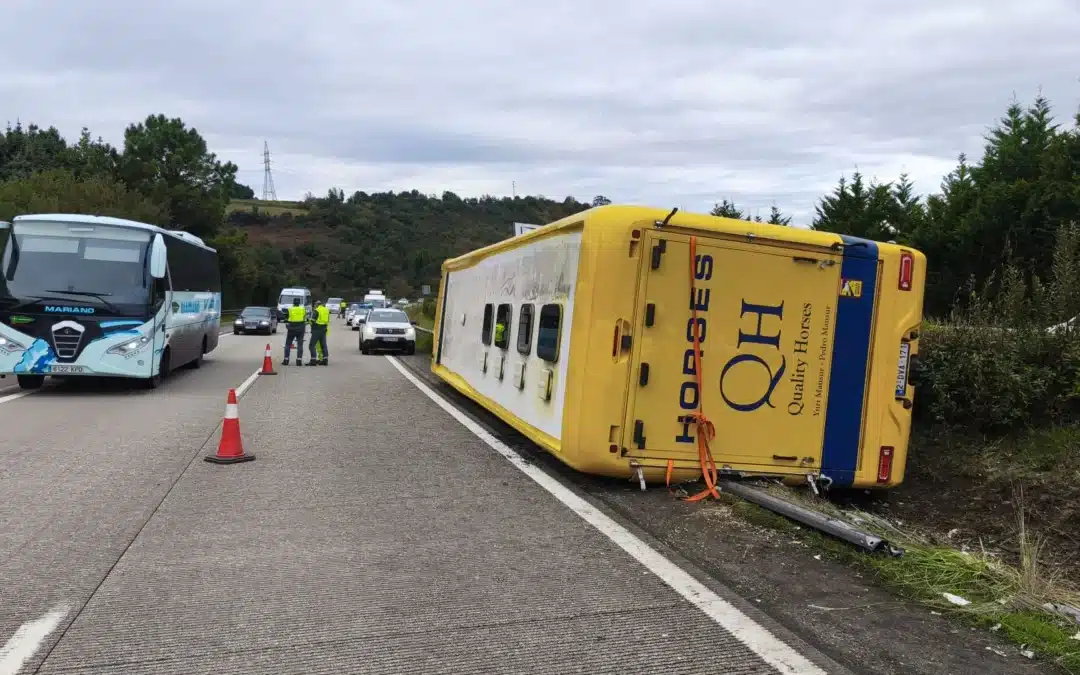 El equipo de Yuri Mansur y sus caballos, a salvo tras el accidente