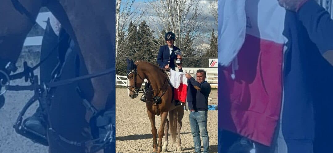 Carmen Bernal y Kiana De La Chapelle, segundas en el Pequeño Gran Premio del CSN3* de Granada Hípica