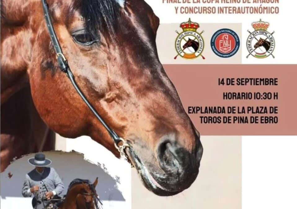 El XXX Campeonato de Aragón de Doma Vaquera se celebrará en Pina de Ebro