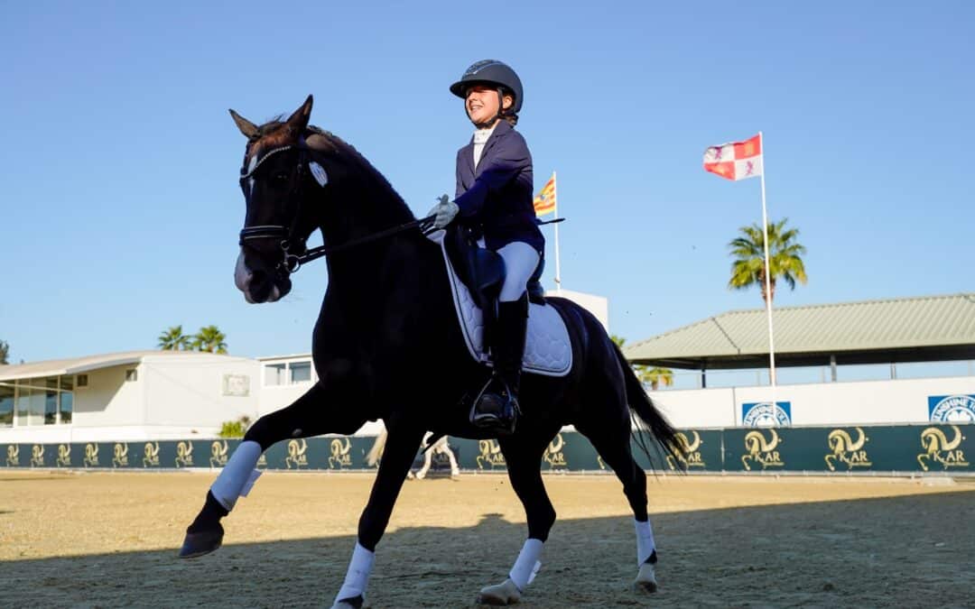 La madrileña Paloma Jiménez Díaz y Gitana, campeones de España de Doma Alevín