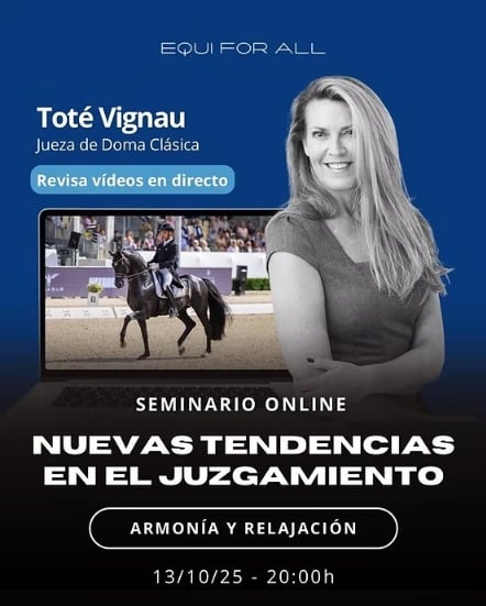 Equi for All lanza un nuevo seminario online con la intervención de Toté Vignau