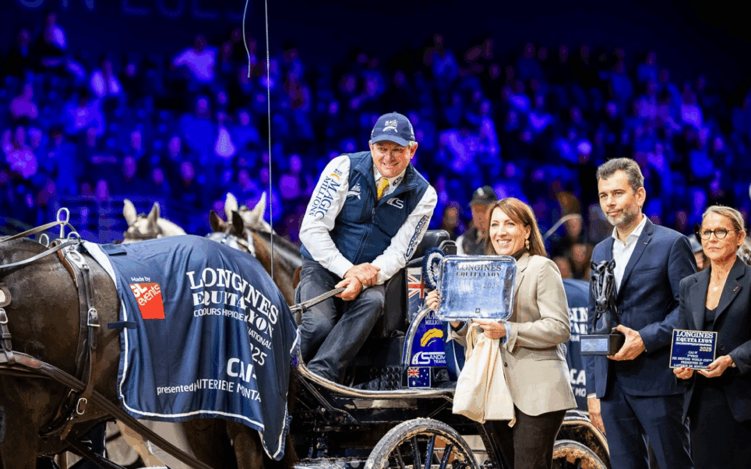 Boyd Exell se impone en la FEI Driving World Cup de Lyon