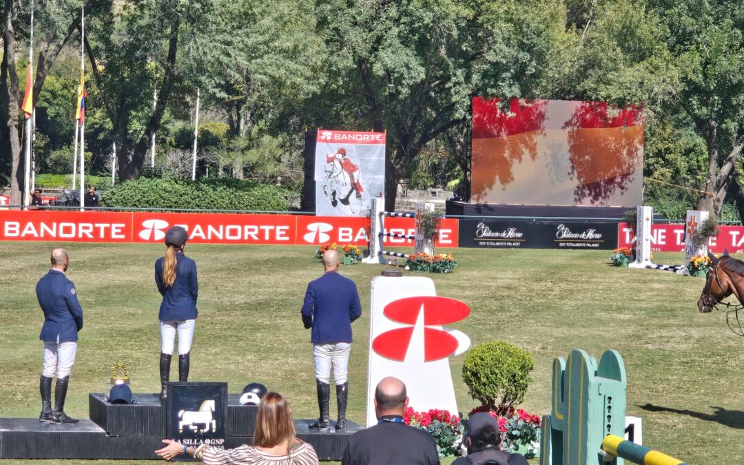 Ainhoa Manero hizo sonar el himno español en la prueba de 1.40 metros del CSI2* de La Silla