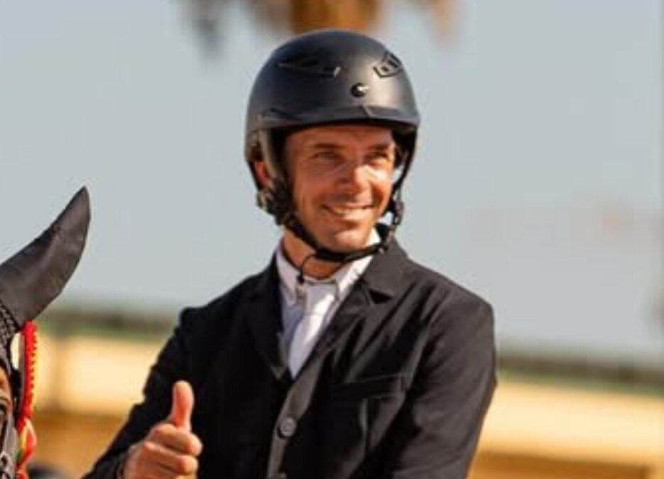 Eduardo Álvarez Aznar y Qevita VD Bisschop, cero en la prueba de 1.50 metros de los Global Champions Playoffs