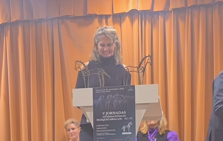 Éxito de la conferencia de Yvonne Losos sobre el Caballo Español para la exportación internacional en SICAB 
